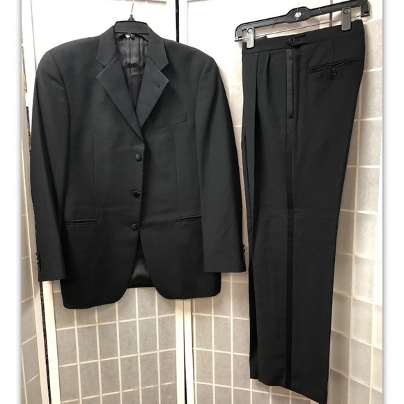 Joseph Abboud, Men’s, Tuxedo, Black, Jacket/pant.: - Picture 2 of 10